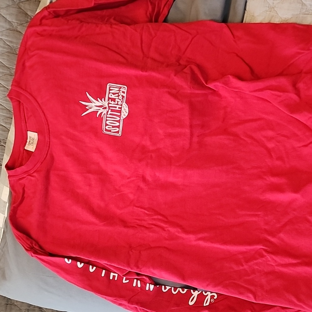 SOUTHERNOLOGY CHRISTMAS LS TEE SIZE XL